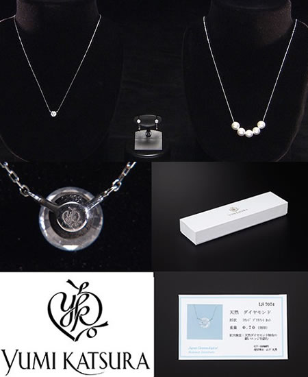YUMI KATSURA �v���`�i��0.7ct�_�C���l�b�N���X