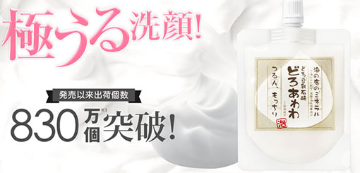 健康コーポレーション「どろ豆乳石鹸 どろあわわ」商品写真