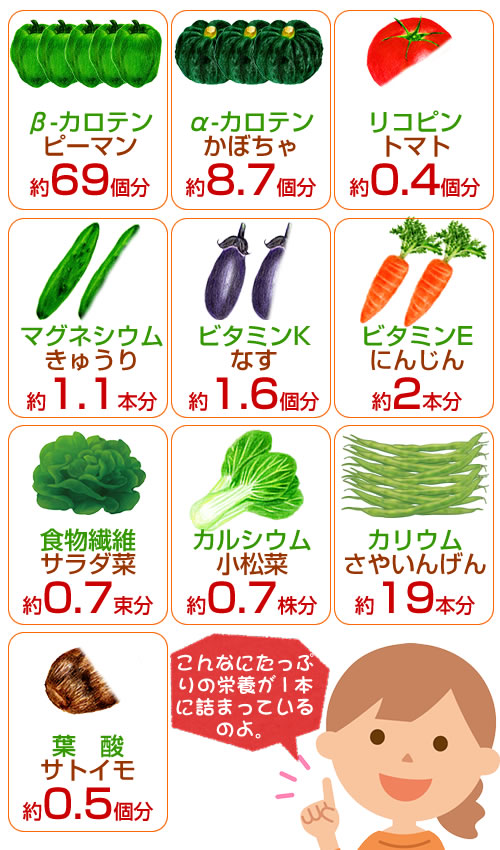 極みの野菜お試し1000円 世田谷のコクとろ野菜ジュース