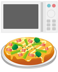 ご家庭のオーブントースター・レンジで簡単に仕上げれます