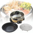 ステンレス製電気鍋