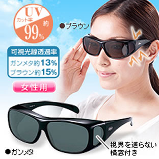 目元を守るUVカットサングラス|日本直販