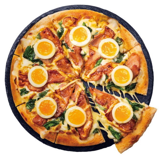 ドミノピザで「ベランダ月見」