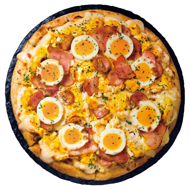 ドミノピザで「ベランダ月見」