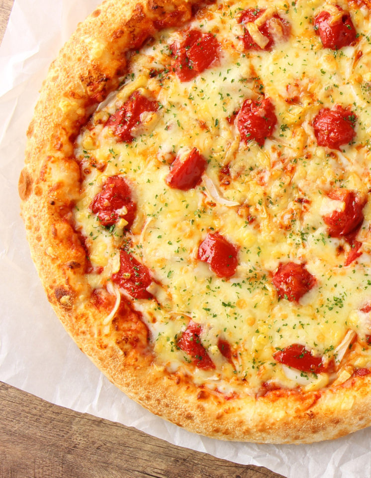 ピザハット「完熟トマトのチーズ＆チーズ」