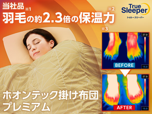 トゥルースリーパー ホオンテック掛け布団 プレミア