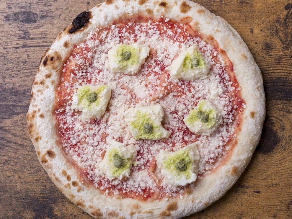 森山ナポリ「和牛照り焼きピザセット」