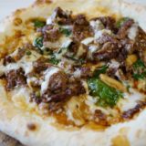 森山ナポリ「和牛照り焼きピザセット」