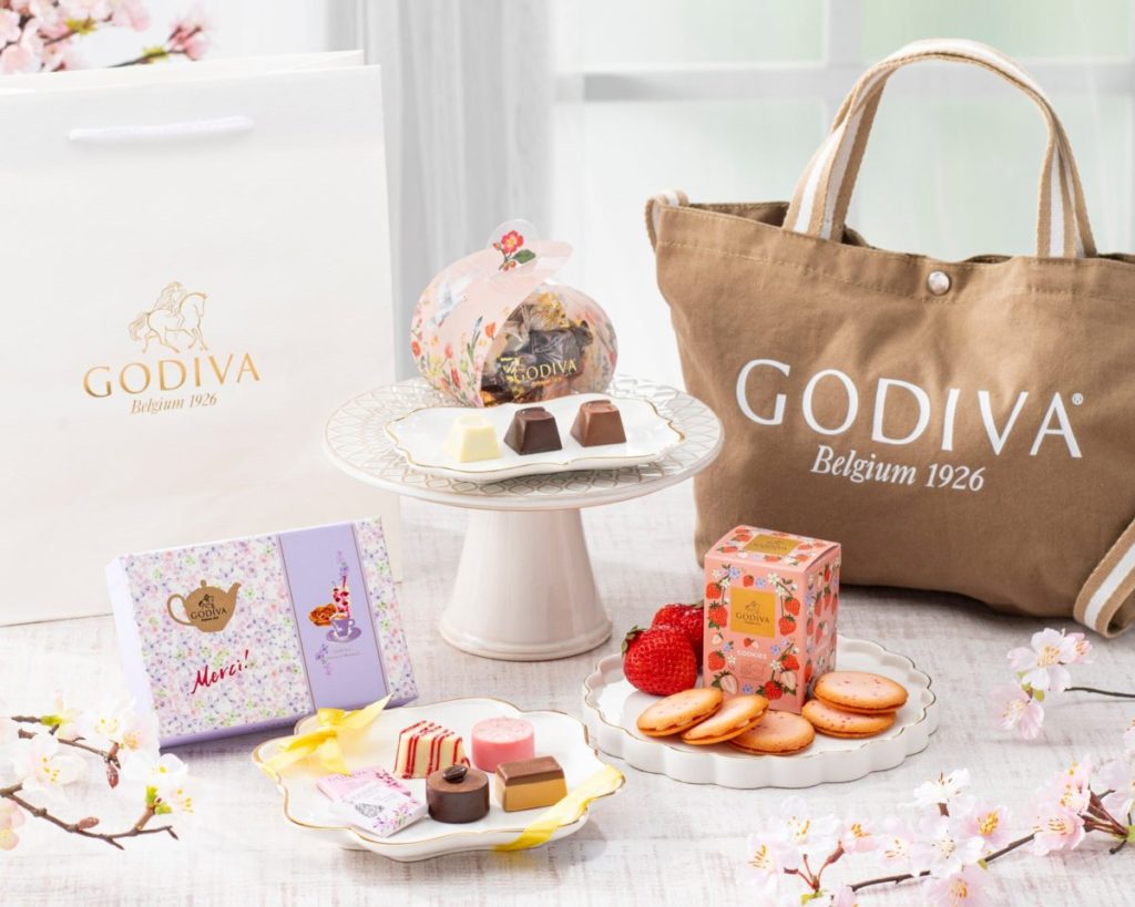 GODIVA 春のはじまりプレミアムセレクト オリジナルバッグ付