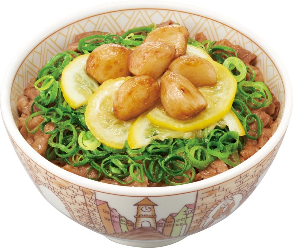 すき家「ねぎ塩レモン牛丼」