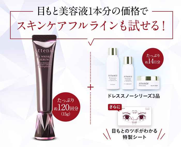 アテニアドレスリフト化粧水お試しセット