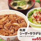 すき家「シーザーサラダセット」