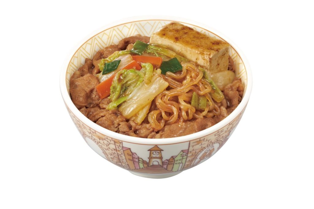 すき家「すきやき牛丼」
