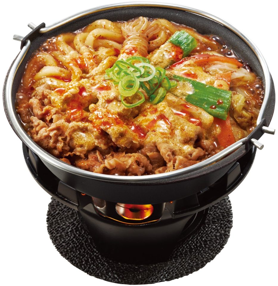 すき家の「牛すき鍋定食」!「牛・麻辣火鍋定食」