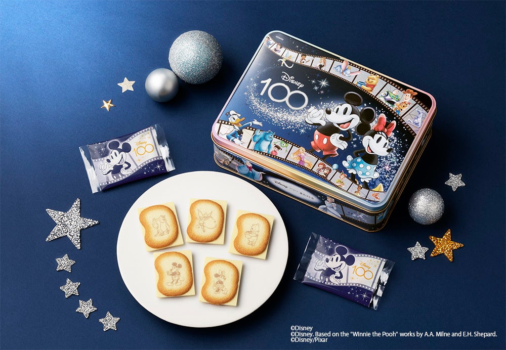 東京ばな奈「ディズニー100/ショコラサンド「見ぃつけたっ」 スペシャル缶」