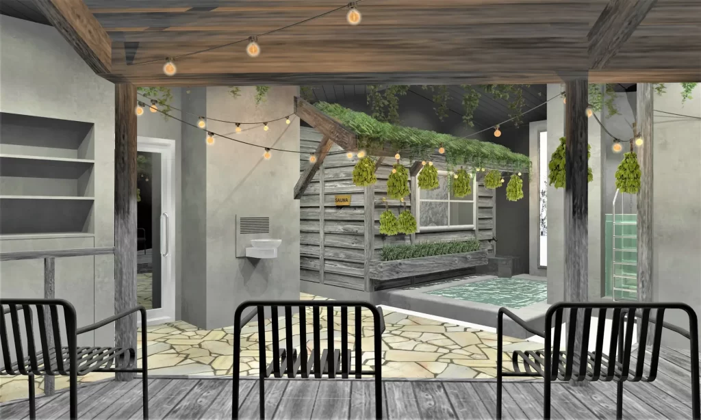 バーデと天然温泉「豊島園 庭の湯