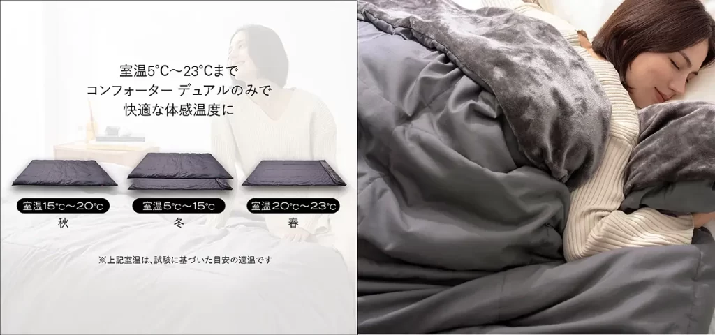 「ブレインスリープ コンフォーター パーフェクト ウォーム デュアル」