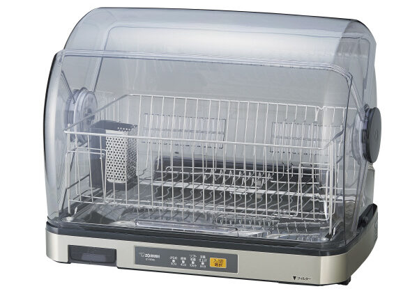 【エディオン】食洗機 工事不要 象印「食器乾燥器 ステンレスグレー EY-SB60-XH」