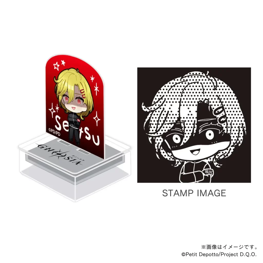 アニメ『グノーシア』より「ぽすたんぷ」とグノ顔グッズ