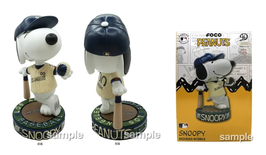 ドジャース「スヌーピーボブルヘッド」