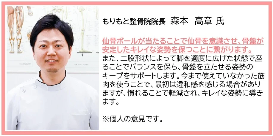 セシール『美姿勢スイッチ骨盤クッション』